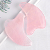 Dolphin-Shaped Rose Quartz Gua Sha Board Massage for SPA Acupuncture Treatment, Reducing Neck and Muscle Pain