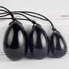 Black Obsidian Jade Yoni Eggs, Black Obsidian Massage Kegel Jade Egg for Women PC Muscle Training