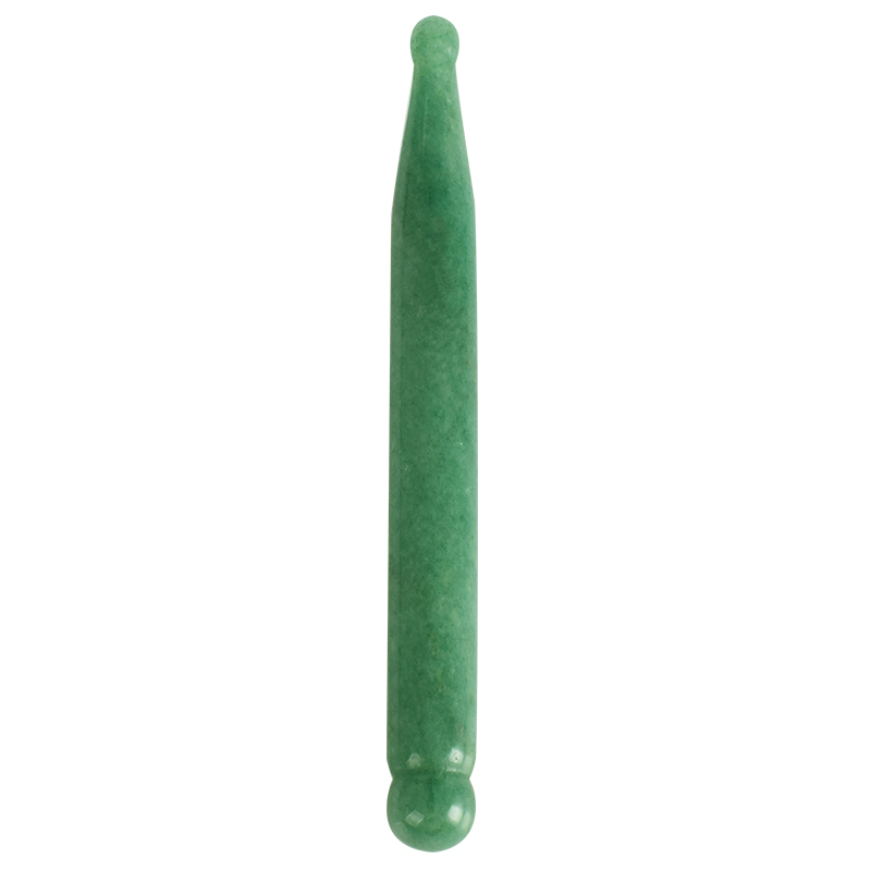 Natural Green Aventurine Guasha Scraping Massage Tool, Massage Wand for Acupuncture Therapy Stick 