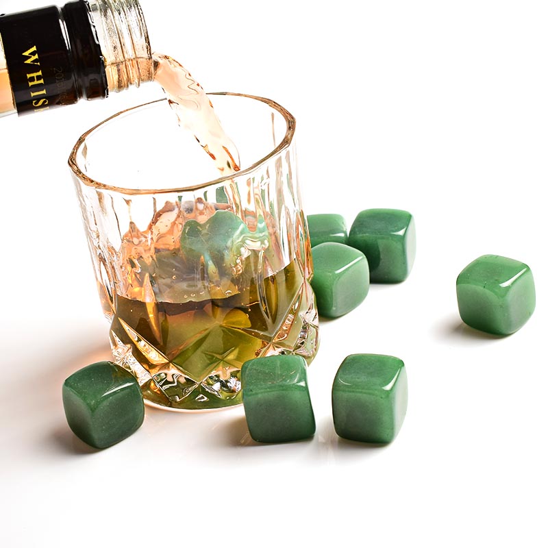 Natural Semi-precious Whiskey Stones Cube Chilling Whisky Ice Stone
