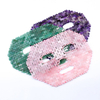 HIgh Quality Green Aventurine Face Mask Green Quartz Beauty Jade Face Mask Ctystal Facial Relax Veil for Anti Aging