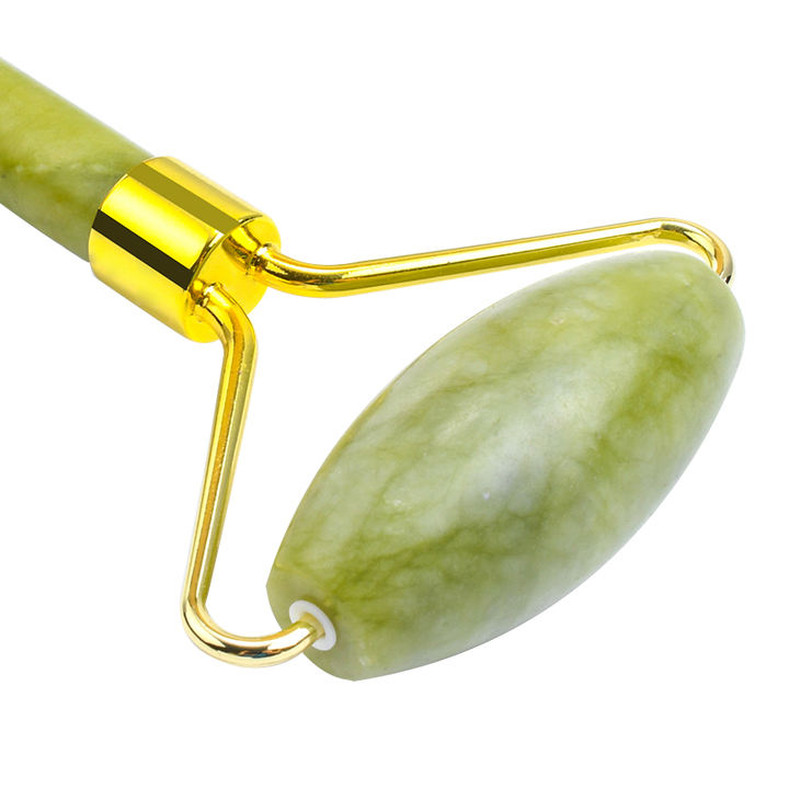 Wholesale High Quality Green Jade Roller Gua Sha Set Face Roller And Gua Sha Stone Supplier